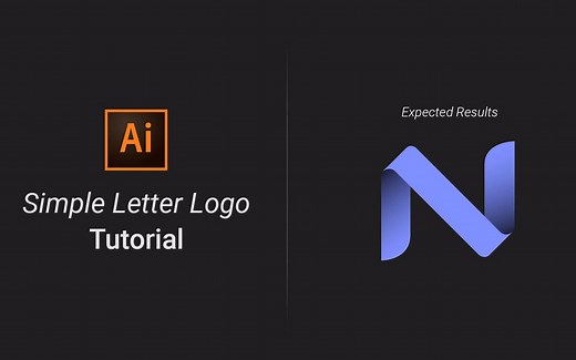 【AI教程】教你绘制极简折纸效果LOGO（UiiiUiii野生字幕）