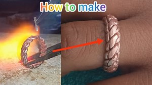 188K views · 1.3K reactions | Copper wire ring making process | Hallmark Jewelry making | Facebook
