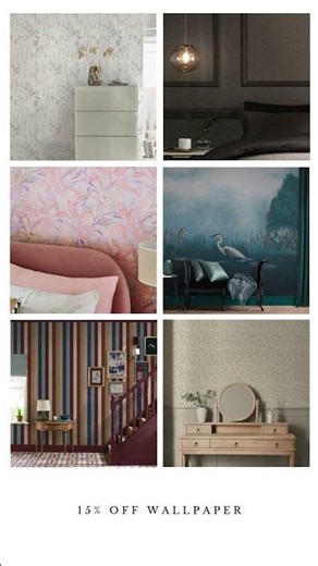 Laura Ashley, Graham & Brown, William Morris & More ✨ 15% Off Wallpaper at @Foyandcompany