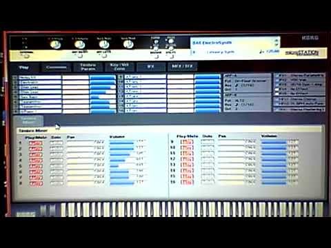 Korg Microstation Software Editor Overview