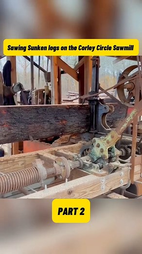 Sawing Sunken logs on the Corley Circle Sawmill Part 1 #worklife #woodworking #sawmill #farming #wallacefarmandsawmill | Wallace Farm and Sawmill