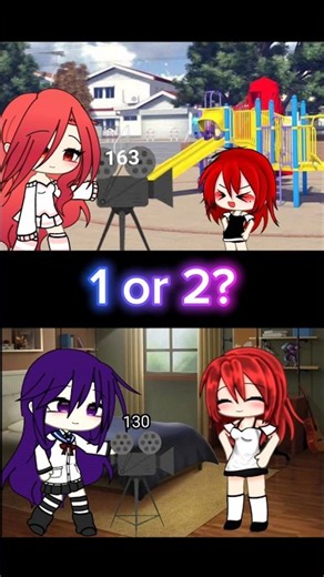 1 or 2? || ib ‪@itzmichell‬ || #gacha #gachalife #gachaclub #gachameme #gachatrend