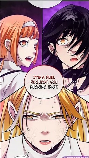 MC challenged him to a duel 🔥| Fated to be loved by Villains #manhwa #shorts #edit