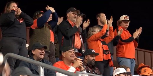 OSU community shows up for Beavers as Robb Akey coaches 1st game at Reser Stadium