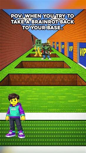 Funny 2d animation of escape tsunami for brainrot 🤣