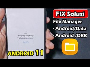 How to fix Access Move File System Data on Android 11 Xiaomi, Redmi, POCO, Samsung Vivo Oppo