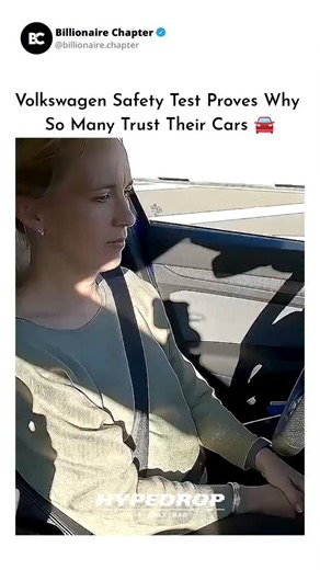 Business | Motivation | Wealth on Instagram: "During this safety test, Volkswagen proved how its technology steps in when the driver doesn't 🚨 Their Emergency Assist system monitors driver activity and steps in when needed. If there's no response, it warns the driver, then automatically slows down, switches on hazard lights, and brings the car to a safe stop. This is the future of driving, a world where cars protect you when it matters most. Follow us @billionaire.chapter for more content like 