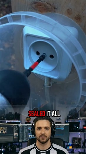 Are you afraid to install an electrical plug outside the house? Try this method. #trending #short