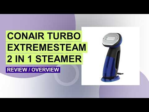 Conair Turbo ExtremeSteam Review: 2-in-1 Steamer and Iron Tested