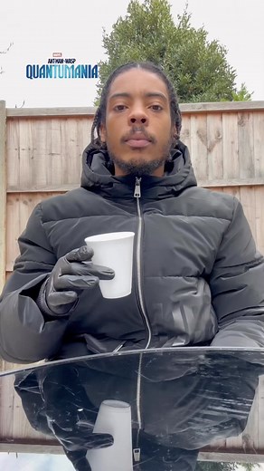 BIG MANNY 1 🌟 on Instagram: "Ant-Man uses a quantum satellite device to shrink, but I’m using heat energy instead. Watch Marvel Studios’ Ant-Man & The Wasp: Quantumania in cinemas now! 🐜🐝 @Marvel_UK @DisneyStudiosUK #AntManAndTheWaspQuantumania #science #experiment #chemistry"