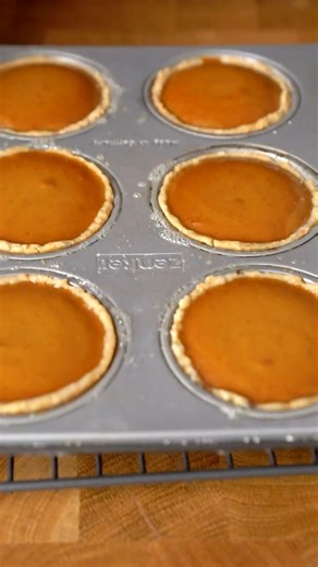 Mini Pumpkin Pies 🎃 Healthier & So Delicious!
