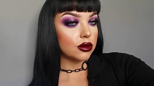 Advanced Artistry series — #UDArtistryUnleashed 😍 where self-expression and creativity knows no limits! In this week's tutorial UD Pro Artist Vicky has created the ultimate UD purple spotlight eye & vampy lip combo💜 Tag a bestie that would love this look 👇 shop WIRED:bit.ly/2HoiYg4 #UrbanDecay #makeuplooks | Urban Decay Cosmetics