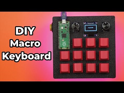 DIY Macro Keyboard - Custom PCB and Mechanical Switches - Raspberry Pi Pico