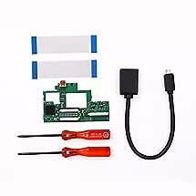 HISPEEDIDO GBA 32Pin Transfer to HDMI Adapter Cable DIY Spares PCB Kits Updated Replacements Play Games on TV Compatible with Game Boy Adavance