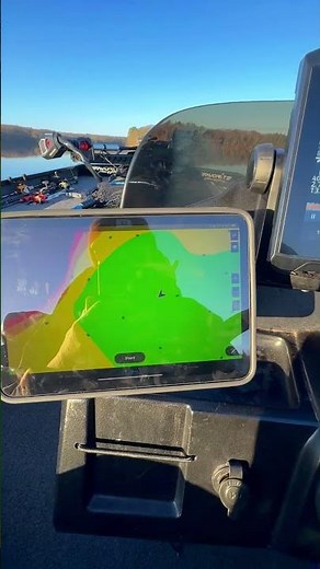 Using the ActiveCaptain app to connect to my Garmin units to use iPad for mapping! #garmin #fishing