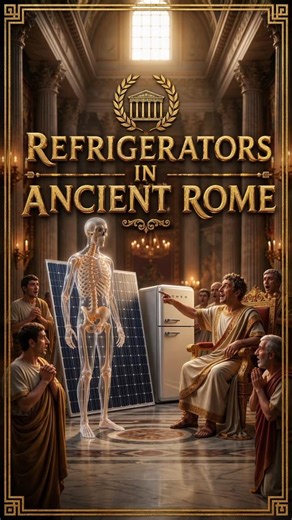 "REFRIGERATOR IN ANCIENT ROME❄️"#AncientRome#FridgeInPast#TimeTravelIndia#FunnyHistory#RomanEmpire