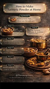 How to Make Turmeric Powder at Home | Simple Step-by-Step Method