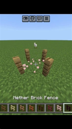 Minecraft nether fence logic like and subscribe #minecraft #subscribe #shots #games
