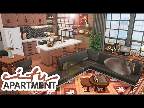 High-Rise City Apartment // The Sims 4 Speed Build: Apartment Renovation