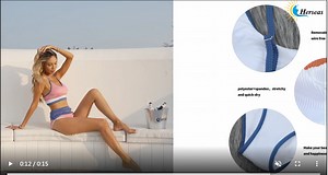 Watch High Waisted Cheeky Bikini Set on Amazon Live