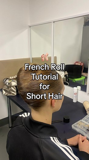 French Roll Tutorial for Short Hair | Ballet Hairstyles