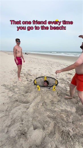 Would you let this happen? #beach #funny #sand #buried #friends