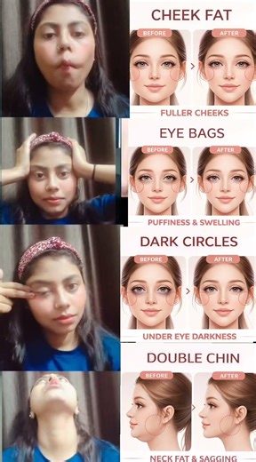 Double Chin Removal Naturally | Lose Face Fat Fast | Sharp Jawline Transformation 🔥