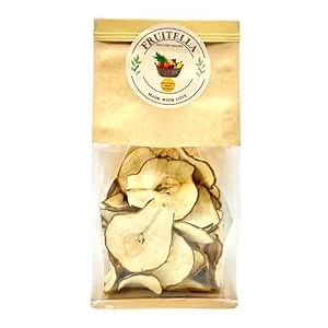 Dried Pear Chips 100% Vegan All Natural Dehydrated Healthy Pear Fruit Snacks No Added Sugar | 5.64 Oz