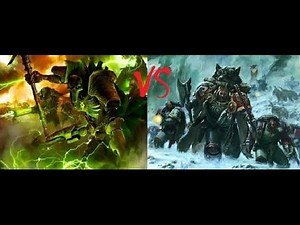 Warhammer 40k 7th Edition Battle Report Space Wolves Vs Necrons