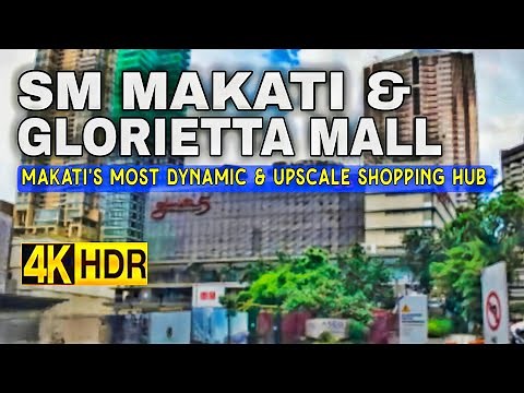 [4K HDR] Explore SM Makati & Glorietta Mall | Makati City Shopping Walk 2025 🇵🇭