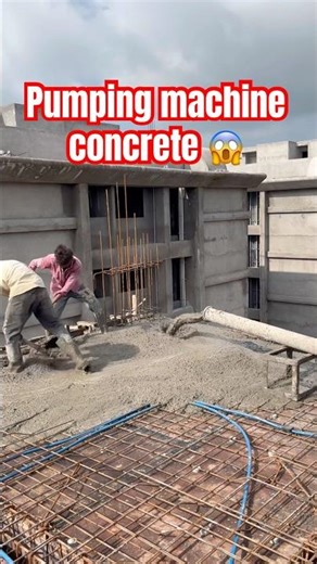Pumping machine concrete construction technology #shorts #trending #construction #concrete #machine