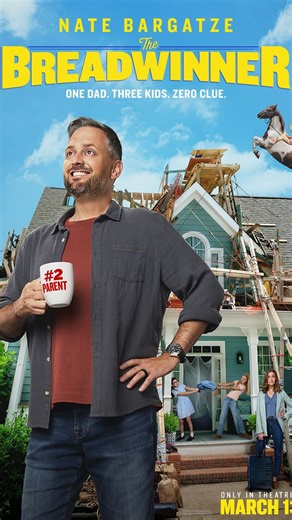 flicksandflix on Instagram: "MOVIE TRAILER: “THE BREADWINNER” @breadwinnermovie One dad. Three kids. Zero clue. Watch the official trailer for #TheBreadwinner starring @natebargatze and @mandymooremm. The chaos unfolds exclusively in movie theatres March 13th. TheBreadwinnerMovie @sonypictures @natelandentertainment What dot you think of this new trailer?"