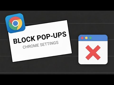 How to Stop Pop-Ups and Redirects in Chrome!