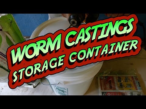 How to STORE your WORM CASTINGS like a PRO