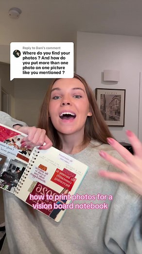 How to Print Photos for Your Vision Board Notebook