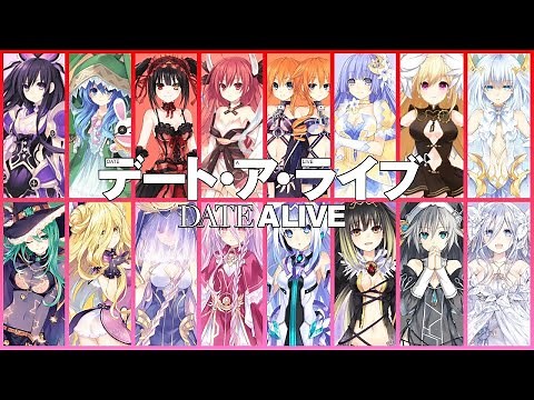 DATE A LIVE All 16 Spirits (LATEST 2023)