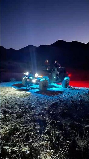 Night off-road.#explore #jeep #offroad #jeepjl #offroading #automobile #adventure