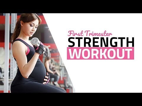 First Trimester Pregnancy Workout (SAFE PRENATAL STRENGTH TRAINING!!)