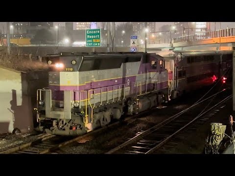 The MBTA Readville Switcher with Tons of Equipment Including the Final Two F40PH-2Cs | April 5, 2023
