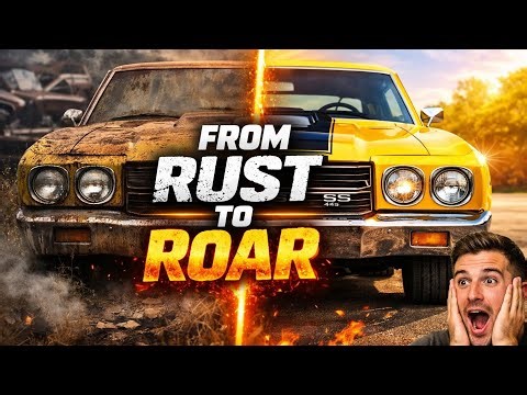 Abandoned Big-Block Legend Reborn! | 1970 Chevelle SS 454 Full ASMR Restoration 🔥