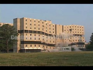 Arkansas State University Dormitory Implosion - Controlled Demolition, Inc.