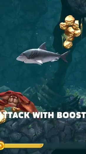 MEGALODON VS BIG CRAB 🤯 HUNGRY SHARK EVOLUTION GAMEPLAY🎮
