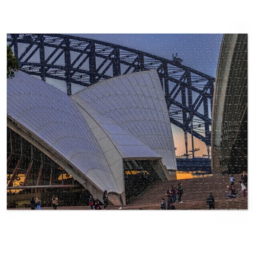 Sydney Opera House Sunset 500 Piece Jigsaw Puzzle - Etsy UK