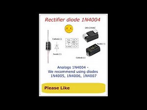 1N4004 Diode Specifications, Equivalent & Pinout