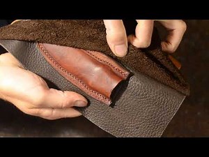 Making a Custom Boot Knife Sheath, Part 1
