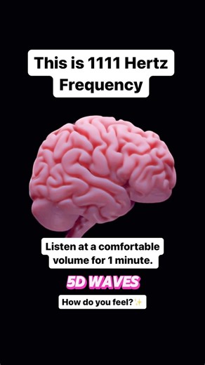 14K views · 1K reactions | 1111 Hz Frequency Meditation & Sound Experiment. Listen for 1 minute at a low comfortable volume. How do you feel? ✨ #meditation #mindfulnessmeditation #frequency #puretone #soundtherapy #meditationmusic #frequencyhealing #1111hz #neurodivergent #adhd #mentalhealth #brainwaves #thetawaves #5dwaves | 5D Waves | Facebook