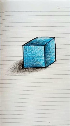 How to draw a cube shape