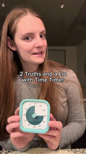 What do you think the lie is? #visualtimer #teaching #teachergift #timetimer #students