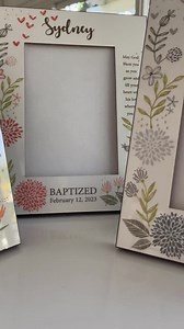 Personalize-blessings Baptism Gift-customizable Christening, Religious Baby Girl/boy Picture Frame -presents From Godparents - Etsy