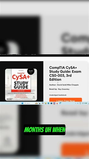 I Played My CySA+ Audiobook Every Night in Bed